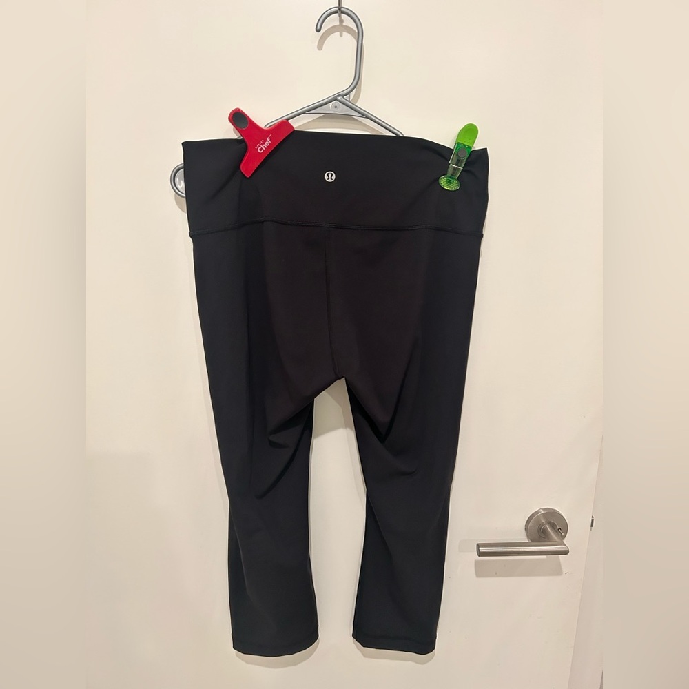 Lululemon Wunder Train High-Rise Crop 21" 🖤 Size 10